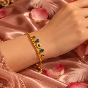 EVIL EYE CHARM CHAIN BRACELET