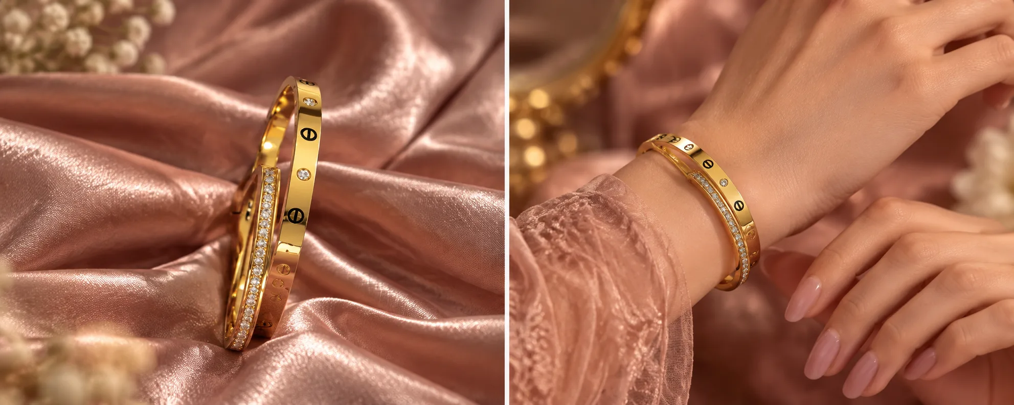 CARTIER CRYSTAL BAR BRACELET - Image 2
