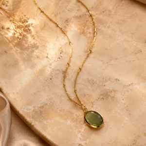 Green Stone Pendant
